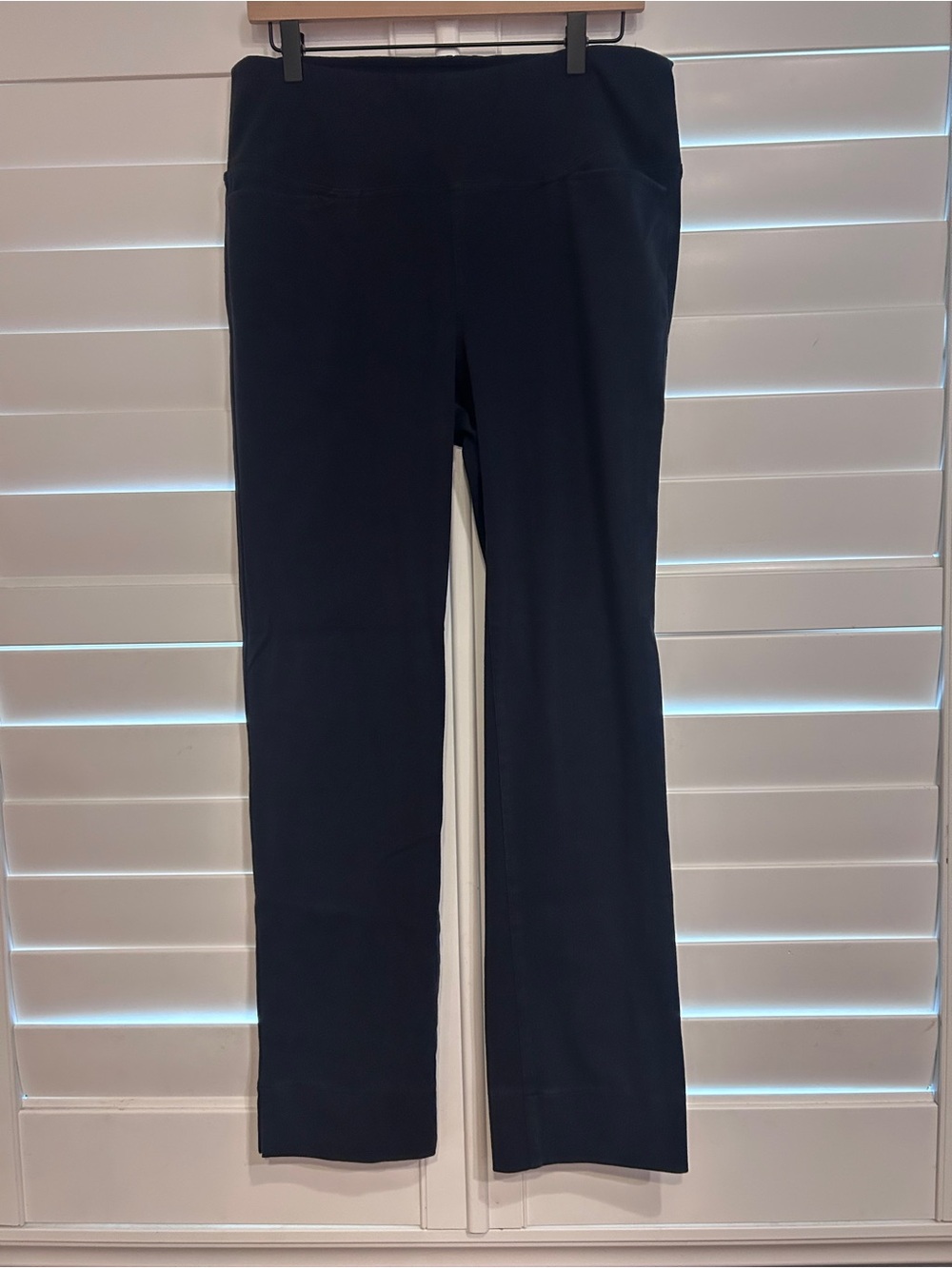J Jill Pure Jill Wearever Collection Straight Leg Stretch Navy Blue Medium tall